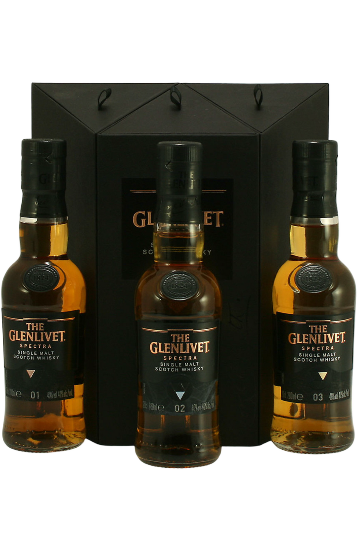 The Glenlivet Spectra 40% Set of 3 x 20cl – Spades Wine & Spirits