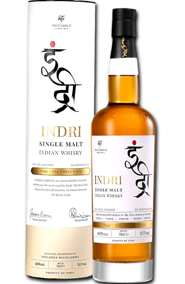 Indri Trini Single Malt + 46 % GB 70cl