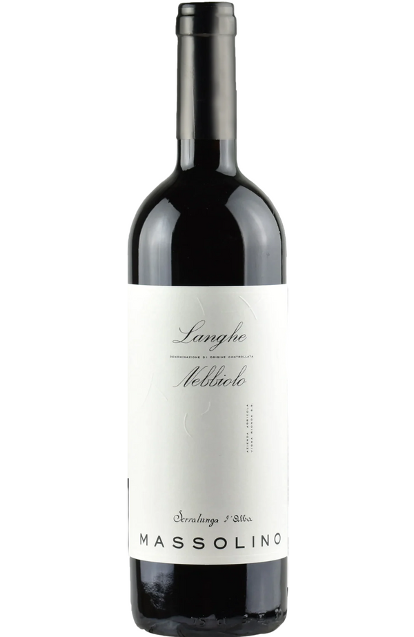 Massolino Langhe Nebbiolo 75cl, an elegant red wine from Piemonte, Italy. It showcases bright red fruit flavors, floral notes, and a touch of spice. Ideal for pairing with pasta dishes, roasted meats, and truffle-based dishes.