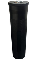 Travel Humidor - 3 Cigar Tube Black