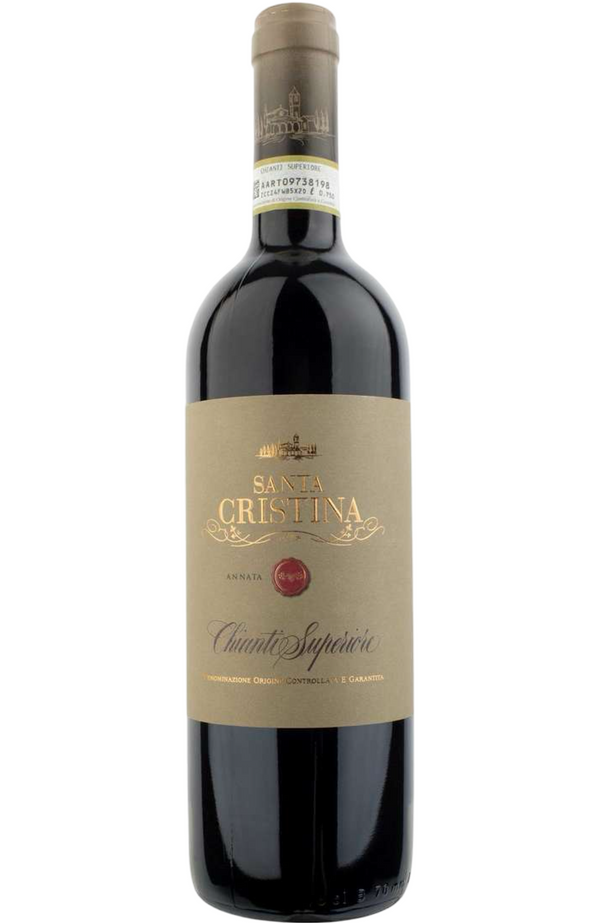 Santa Cristina Chianti Superiore 13% 75cl by Spades Wines & Spirits, a classic Italian red wine with notes of ripe red berries, plum, and a hint of spice. Perfectly paired with pasta dishes, grilled meats, and aged cheeses. Ideal for casual dinners and everyday enjoyment.