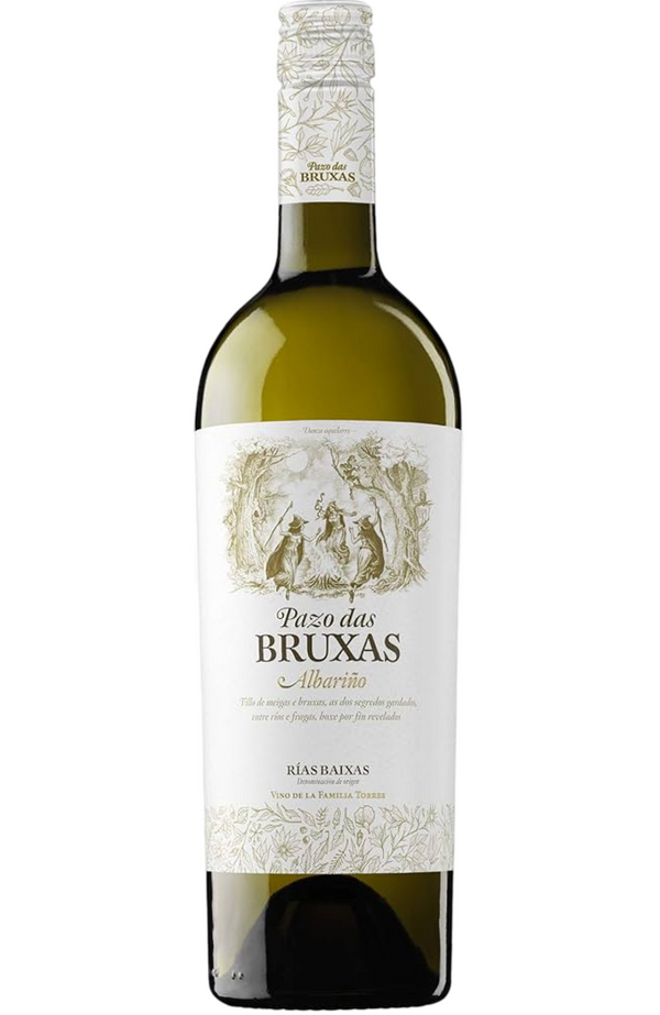 Familia Torres Pazo das Bruxas Albariño, Spain 75cl by Spades Wines & Spirits, a crisp and aromatic white wine with vibrant notes of citrus, green apple, and floral undertones. Perfectly paired with seafood, fresh salads, and light tapas. Ideal for refreshing summer gatherings and elegant meals.