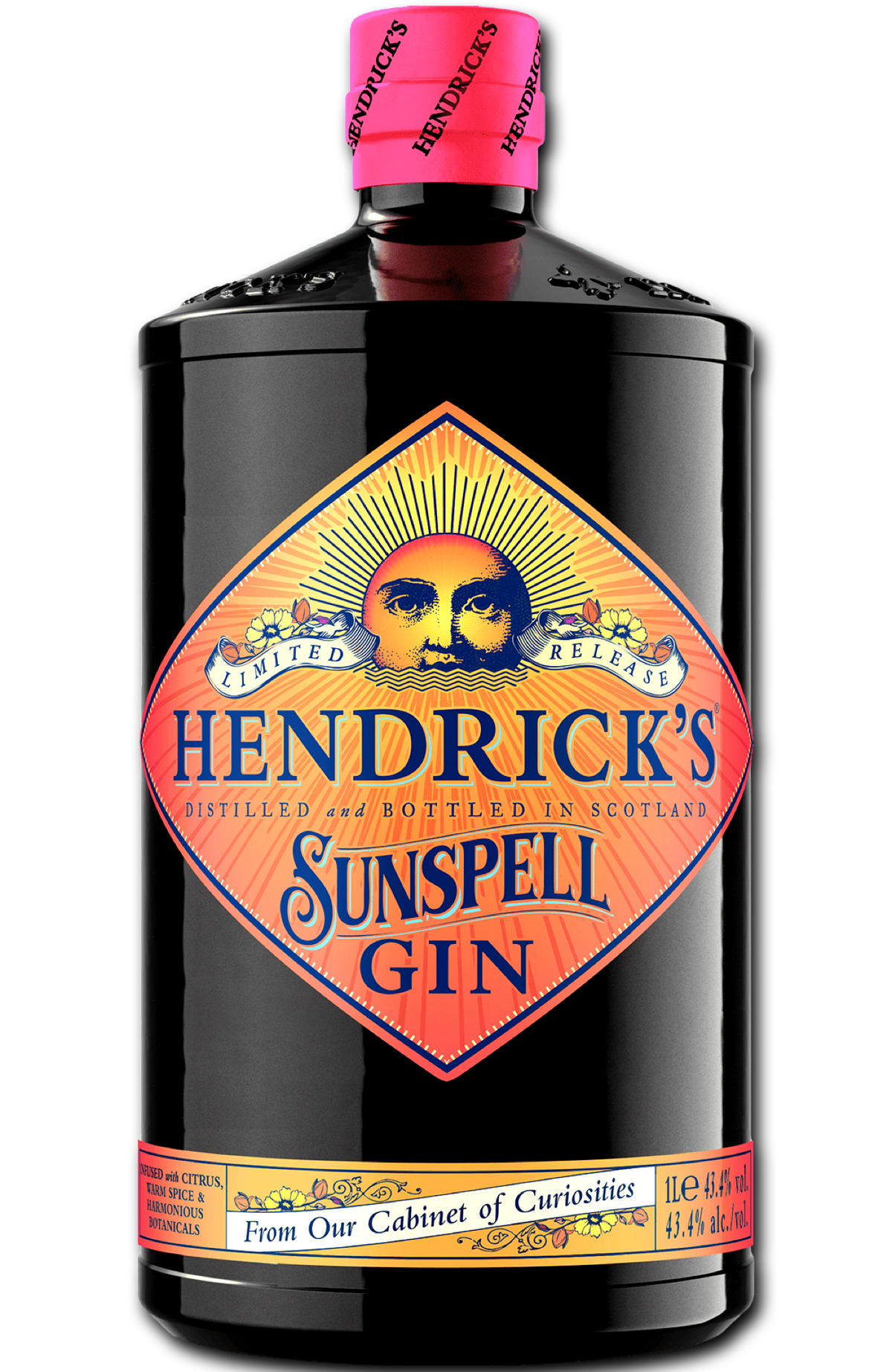 Hendrick's Sunspell 43,4% 1Ltr – Spades Wine & Spirits | 4000+