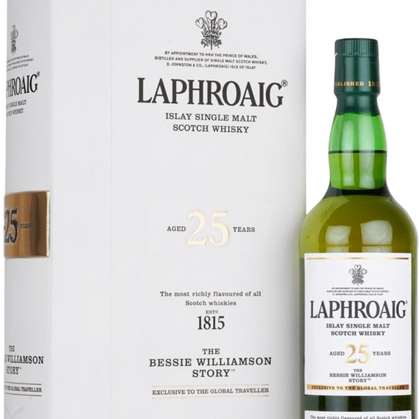 Laphroaig 25 Years The Bessie Williamson Story + GB 43% 70cl