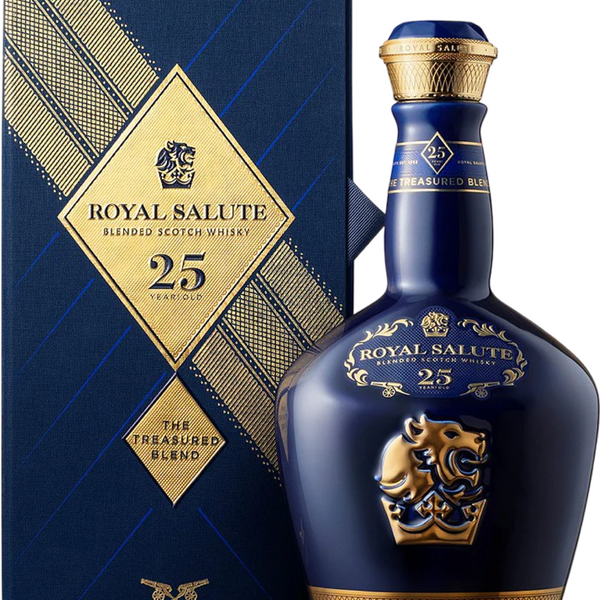 Royal Salute 25 YO, Treasured Blend + GB 40% 70cl – Spades Wine