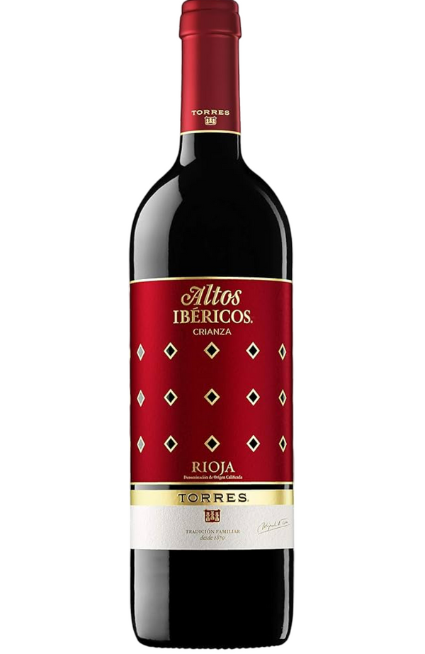 Altos Ibericos Crianza, Spain 75cl by Spades Wines & Spirits, a refined red wine with flavors of ripe berries, vanilla, and subtle oak. Perfectly paired with grilled meats, paella, and aged cheeses. Ideal for balanced meals and casual gatherings.