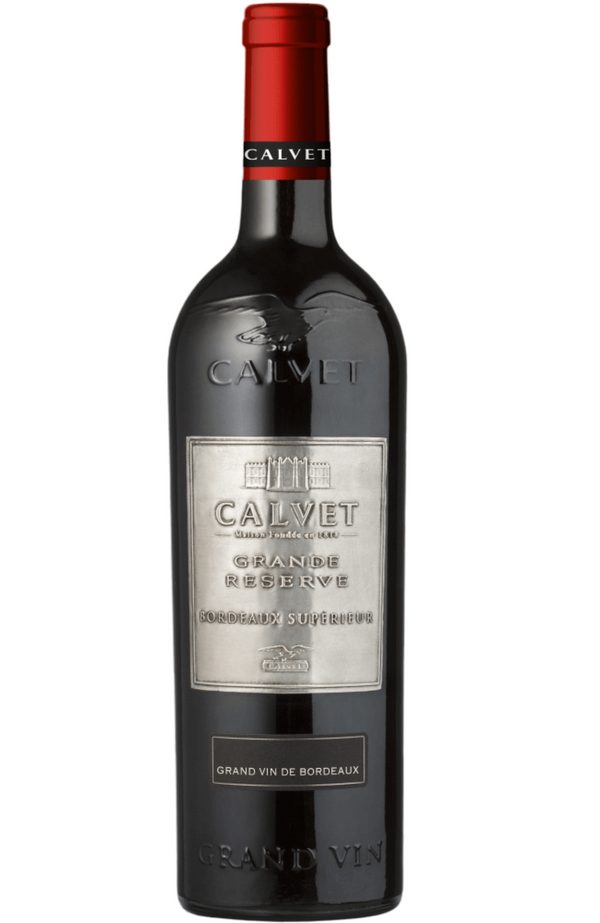 Calvet Grande Supérieur Reserve Bordeaux 14% 75cl by Spades Wines & Spirits, a refined French red wine with rich notes of blackcurrant, plum, and a touch of oak. Perfectly paired with roasted meats, game dishes, and aged cheeses. Ideal for elegant dinners and special occasions.