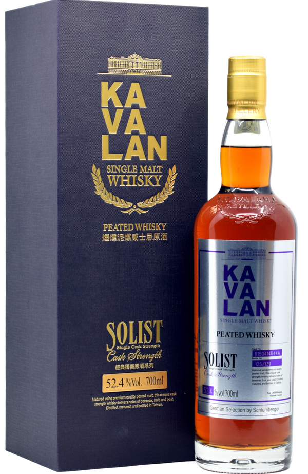 Kavalan Solist Peated + GB 54% 70cl