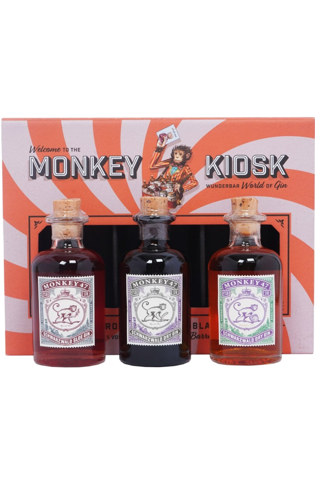 Miniature - Monkey 47 Kiosk World Of Gin Set 3 x 15cl – Spades