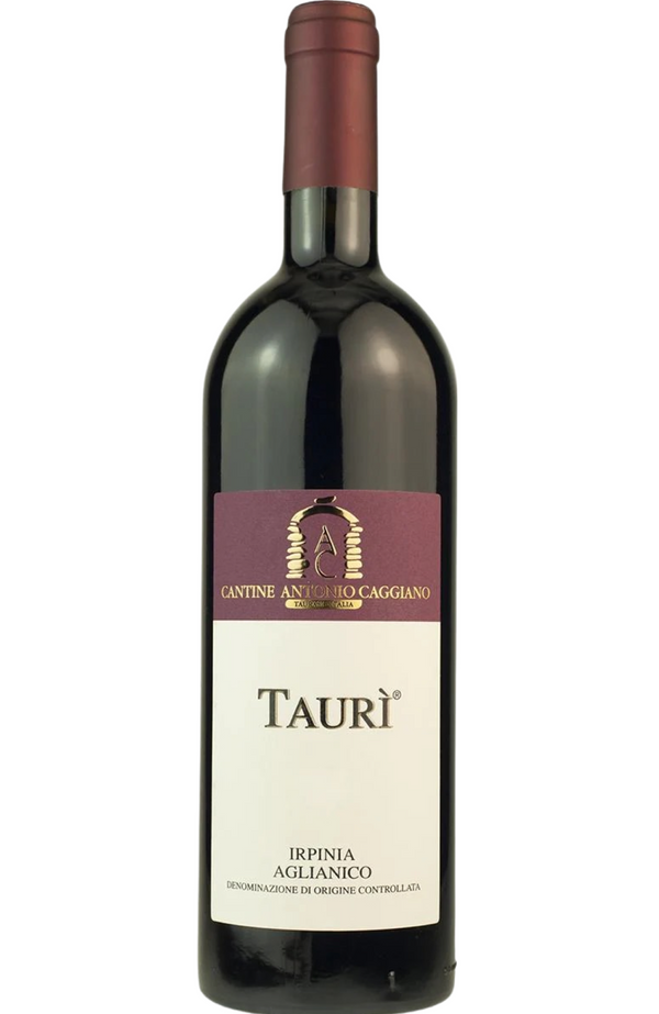 Antonio Caggiano - Tauri Irpinia Aglianico 75cl from Spades Wines & Spirits. A bold and full-bodied red from Campania, this Aglianico reveals aromas of dark cherry, blackberry, and spices, with subtle earthy and smoky undertones. The palate is structured with firm tannins, balanced acidity, and a long, lingering finish. Perfect for pairing with grilled meats, hearty stews, and aged cheeses, it showcases the rich, complex character of the Irpinia region.