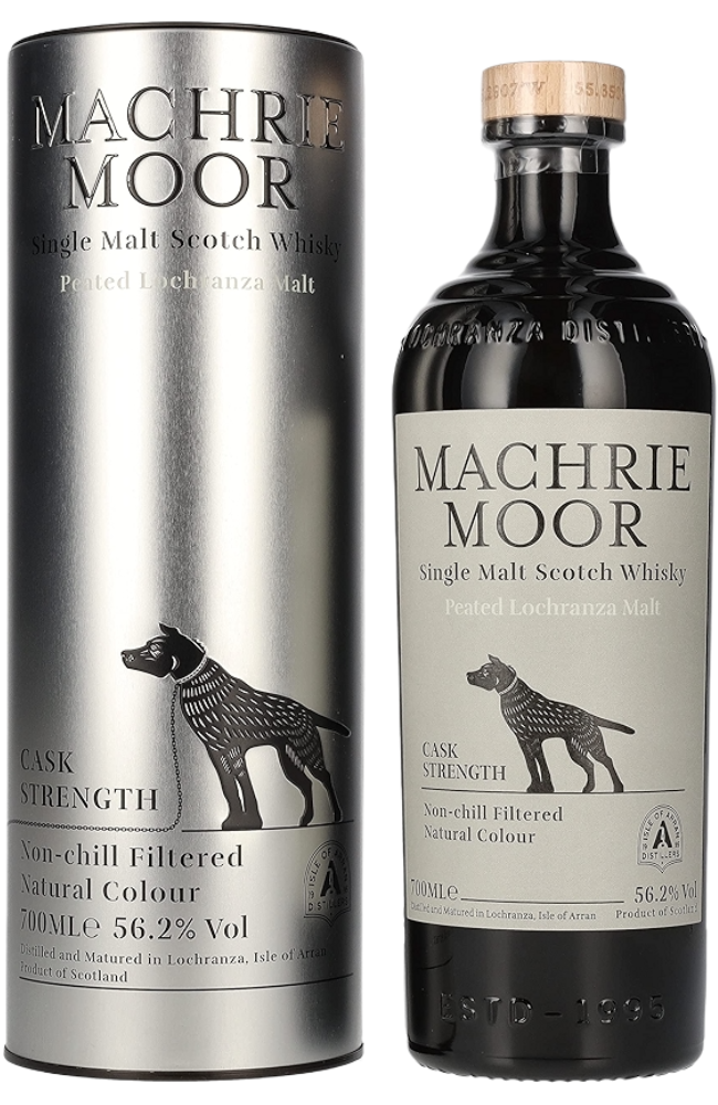 Arran Machrie Moor Peated Cask Strength + Tin GB 56,2% 70cl