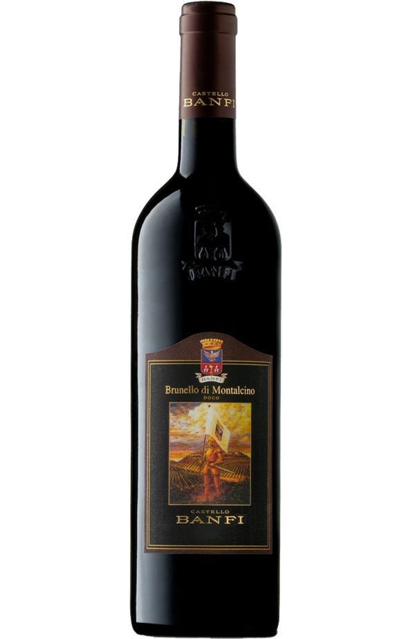 Banfi Brunello di Montalcino 'Castello' 75cl by Spades Wines & Spirits, a prestigious Italian red wine with rich flavors of dark cherry, plum, and hints of tobacco and spice. Perfectly paired with grilled meats, hearty stews, and aged cheeses. Ideal for refined dinners and special celebrations.