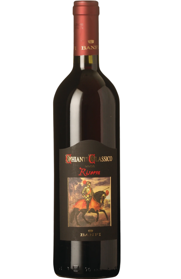 Banfi Chianti Classico Riserva 13.5% 75cl by Spades Wines & Spirits, a classic Italian red wine with notes of cherry, plum, and hints of spice and oak. Perfectly paired with pasta dishes, grilled meats, and aged cheeses. Ideal for traditional Italian meals and special occasions.