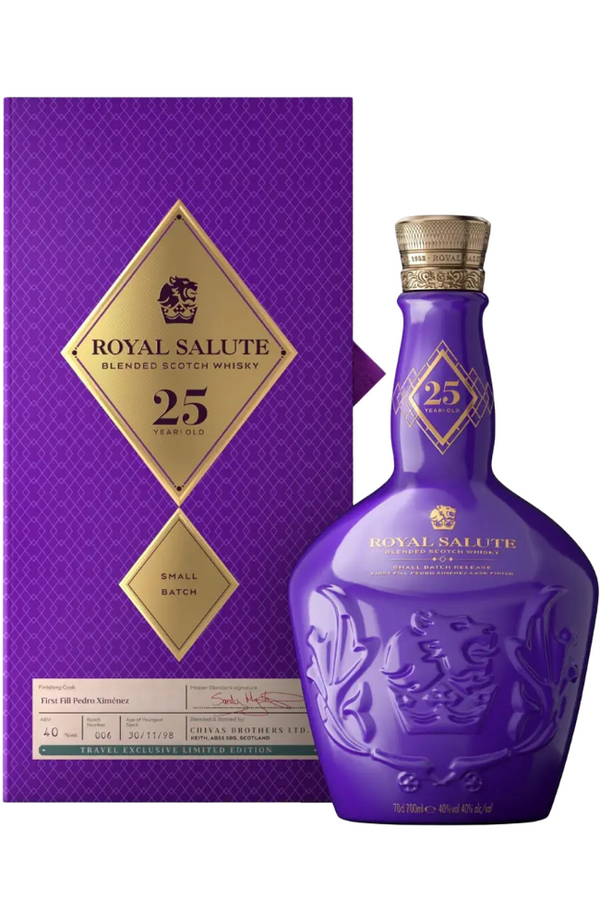 Royal Salute 25 Years Small Batch Travel Retail Exclusive + GB 40% 70cl