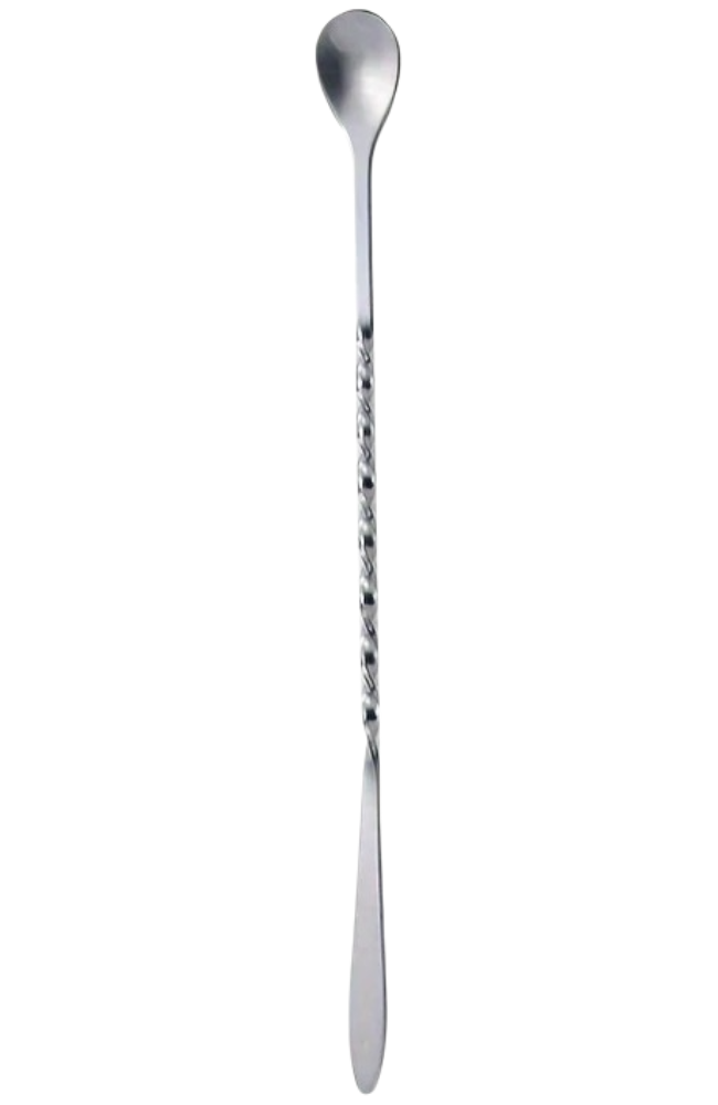 T - Stainless Steel Roostertail Stirrer - Smooth Glossy Bar Spoon x 1 Pcs