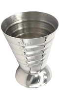 T - Stainless Steel Jigger Measurer with Markers x 1 Pcs