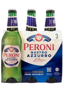 Peroni Nastro Azzurro Beer 5.0% 33cl x 24 Bottles