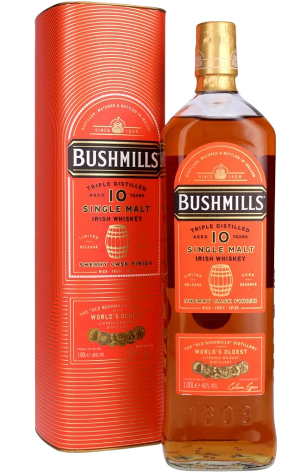 Bushmills Sherry 10 YO 40% 1Ltr