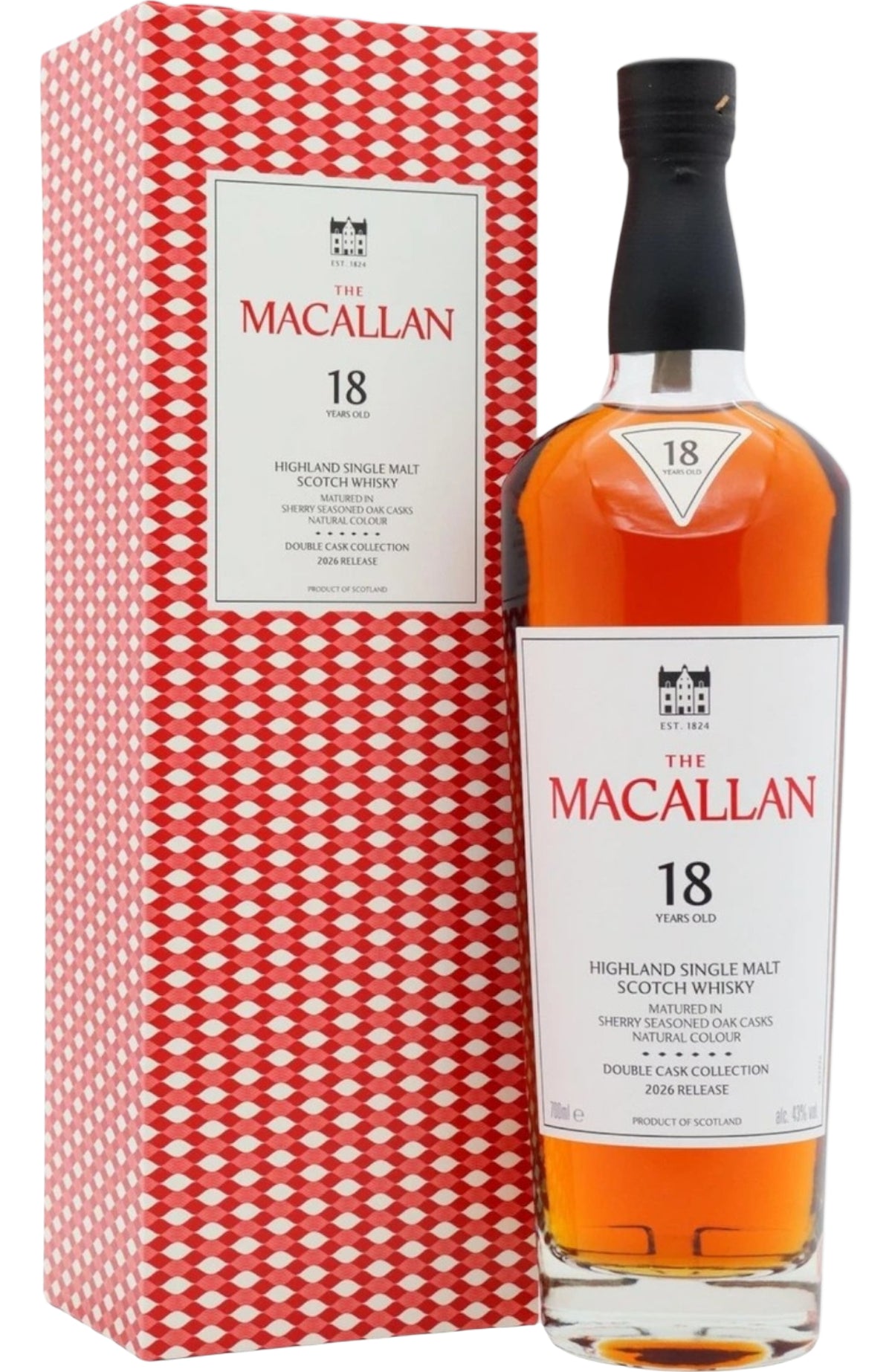 Macallan 18 Year Old Double Cask 43% 70cl – Spades Wine & Spirits