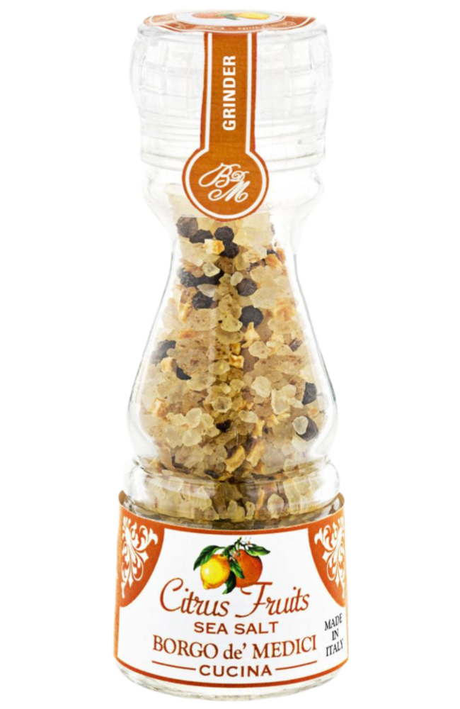 Borgo de' Medici - Citrus Fruits Sea Salt With Mini Grinder 94g