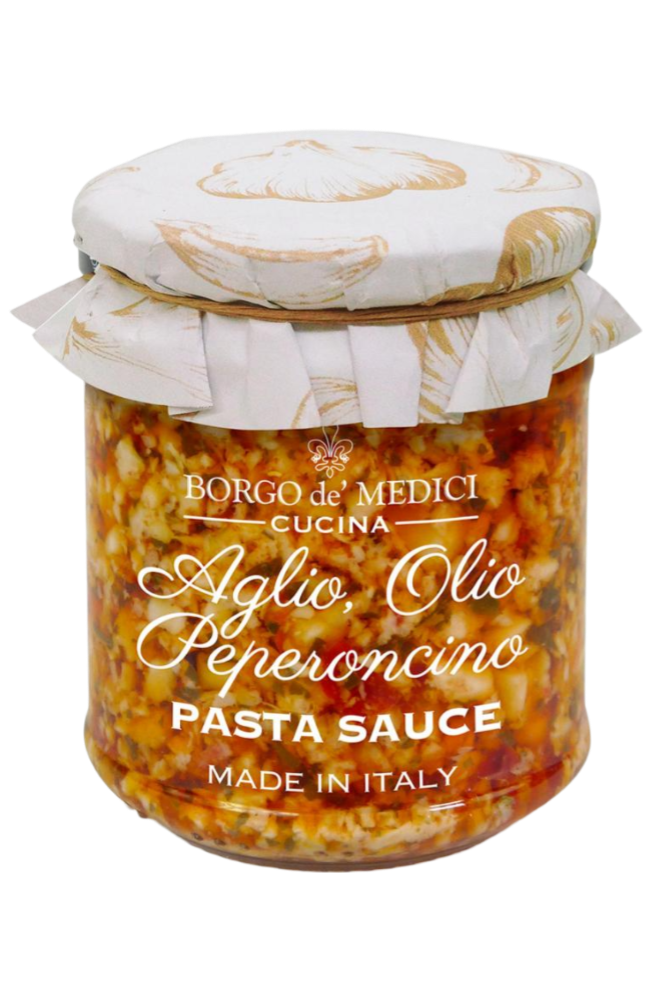 Borgo de' Medici - Garlic, Oil and Chili Pasta Sauce  180g - AS03635