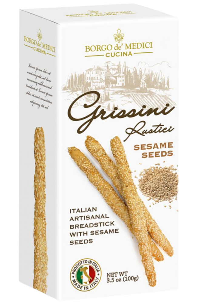 Borgo de' Medici - Grissini Rustici with Sesame Seeds 100g - AS03970