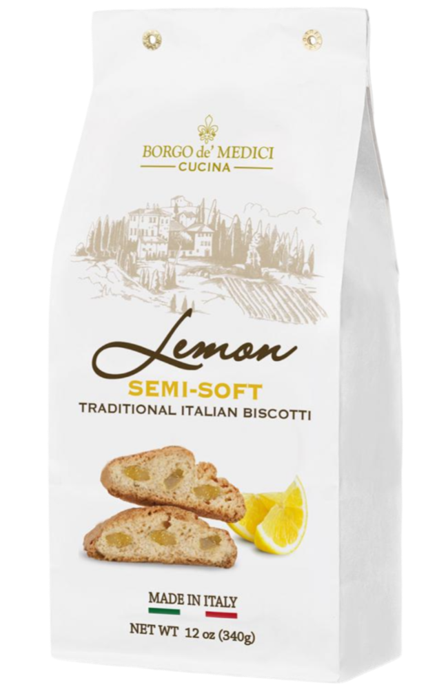 Borgo de' Medici - Lemon Semi Soft Biscotti 340g - AS03973