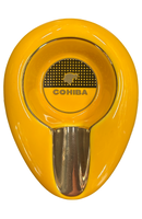 Cohiba - Yellow Oval Shaped Single Cigar Holder Ashtray x 1