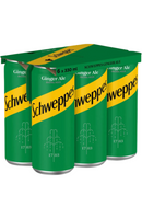 Schweppes Ginger Ale 330ml x6 Cans