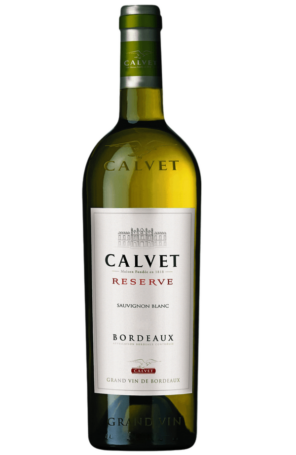 Calvet Bordeaux Reserve Sauvignon Blanc 11.5% 75cl by Spades Wines & Spirits, a crisp and refreshing French white wine with notes of citrus, green apple, and a touch of herbal freshness. Perfectly paired with seafood, salads, and light poultry dishes. Ideal for summer gatherings and casual dining.