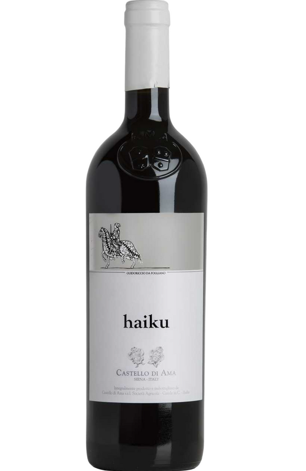 Castello di Ama Haiku 'Toscana' 13.5% 75cl by Spades Wines & Spirits, a refined Italian red wine with elegant notes of red berries, spice, and a touch of earthiness. Perfectly paired with grilled meats, truffle dishes, and aged cheeses. Ideal for sophisticated dinners and special occasions.