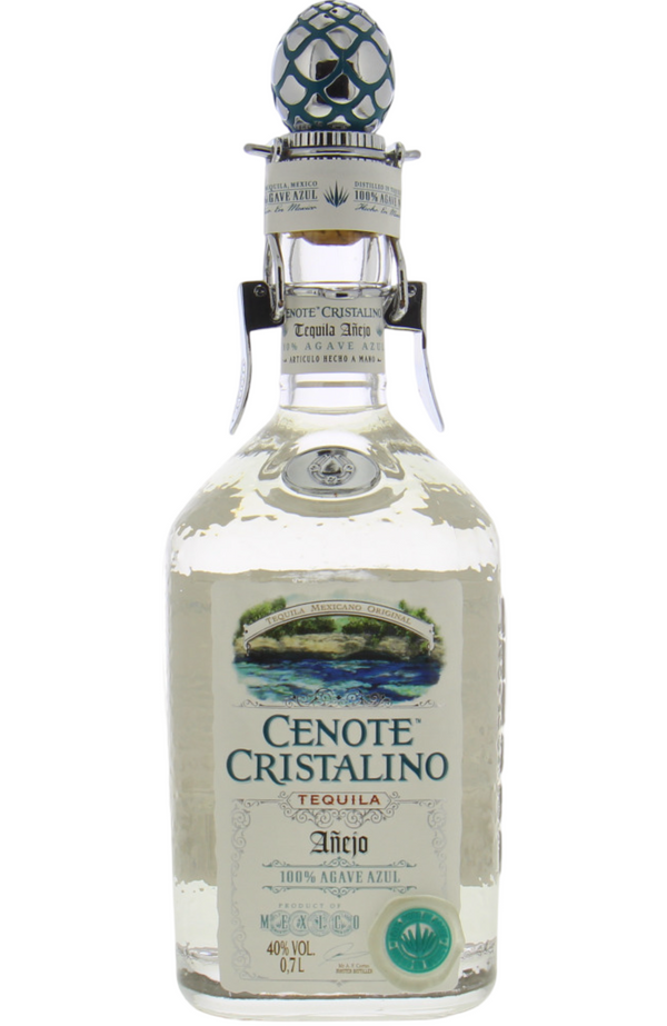 Cenote Cristalino Anejo Tequila 40% 70cl