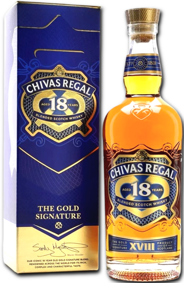 Chivas Regal18年&Old Parr18年2本セット Chivas Regal 18 Year Old Gold Signature Gift Pack Auction A64500