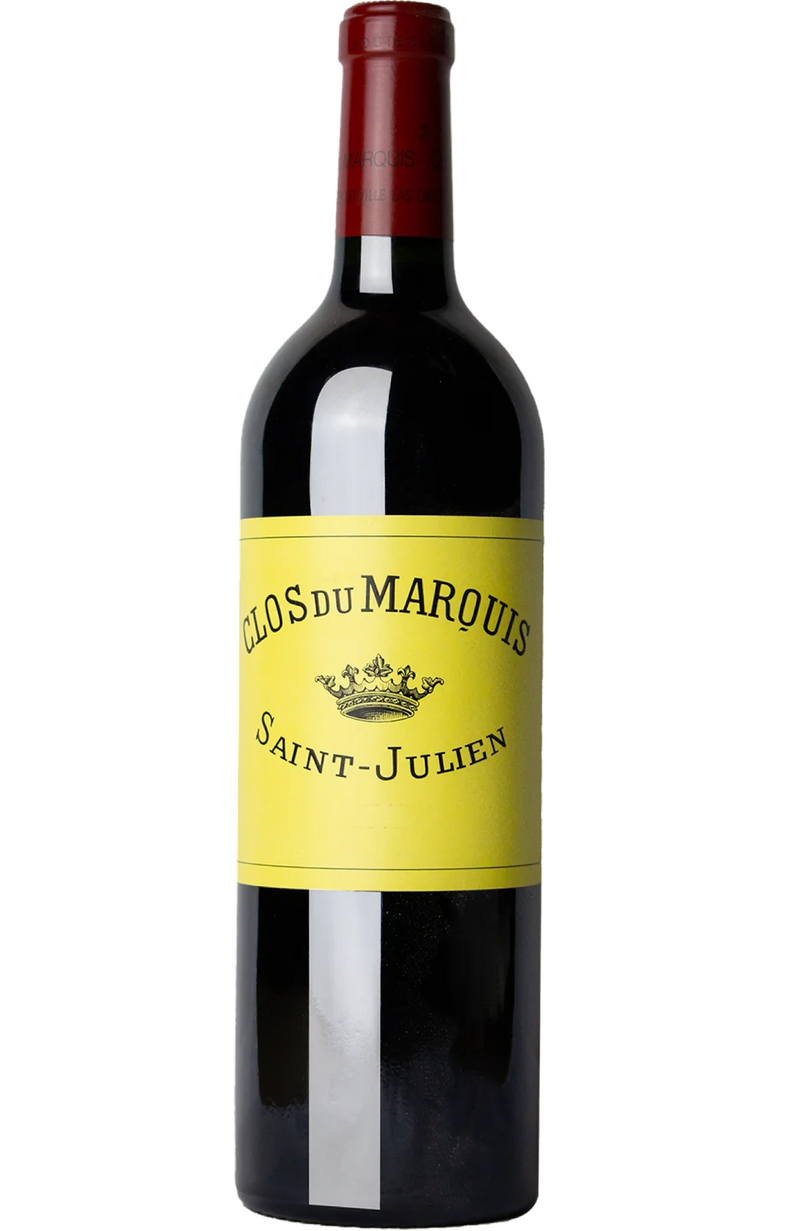 Clos du Marquis Saint-Julien 2017 75cl bottle from Spades Wines & Spirits. A refined Bordeaux red wine from the Saint-Julien appellation, made predominantly from Cabernet Sauvignon with Merlot and Cabernet Franc. The 2017 vintage reveals elegant notes of blackberry, plum, and tobacco, with well-integrated tannins and a long, polished finish. Perfect for aging or pairing with roasted meats, game, and hard cheeses.