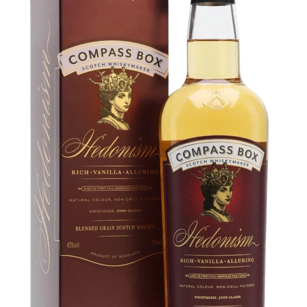 Compass Box Hedonism + GB 43% – Spades Wine & Spirits | 4000+