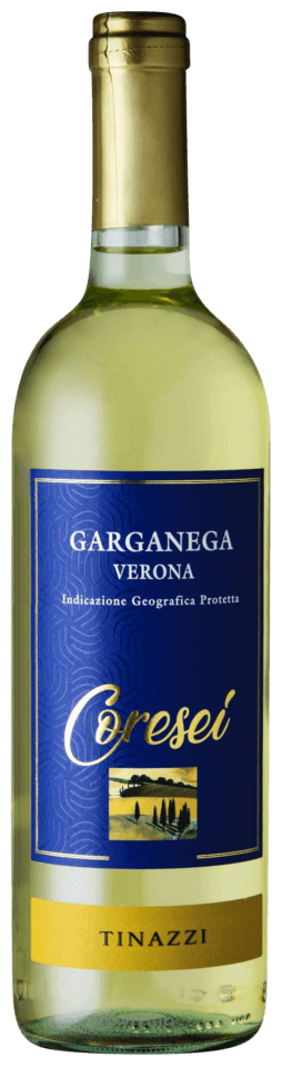 Coresei Garganega DOP 75cl bottle from Spades Wines & Spirits. A refreshing white wine from Italy, made from the native Garganega grape. This wine features aromas of citrus, green apple, and white flowers, with a crisp acidity and a smooth, mineral finish. Perfect for pairing with seafood, light salads, and vegetarian dishes.