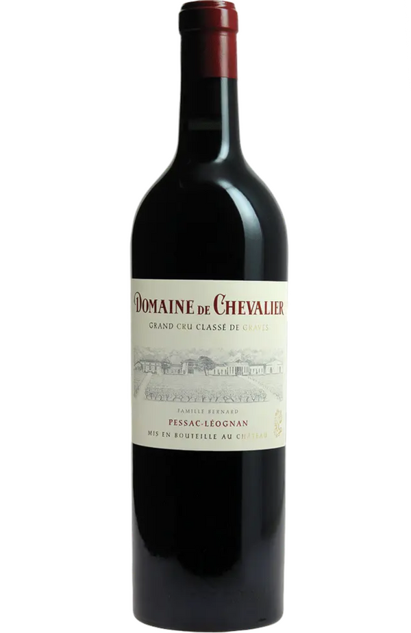 Domaine de Chevalier Pessac-Leognan Grand Cru Classe de Graves 2019 75cl bottle from Spades Wines & Spirits. An esteemed Bordeaux red wine from the Pessac-Leognan appellation, recognized as a Grand Cru Classe. This 2019 vintage features a blend of Cabernet Sauvignon, Merlot, and Petit Verdot, showcasing rich aromas of blackcurrant, cherry, and earthy undertones, with well-integrated tannins and a long, elegant finish. Perfect for aging or pairing with grilled meats, game, and rich sauces.