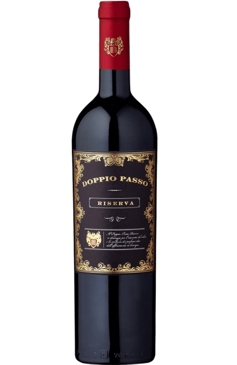 A bold and luxurious red wine, Doppio Passo Primitivo di Manduria Riserva is a 75cl bottle that embodies the richness of southern Italy. Deep ruby in color, it opens with aromas of ripe blackberries, plums, and hints of spice and chocolate. The elegant label reflects its premium quality and tradition. Perfect for pairing with grilled meats, hearty pasta dishes, or aged cheeses, it offers a full-bodied palate with smooth tannins, balanced acidity, and a long, velvety finish.