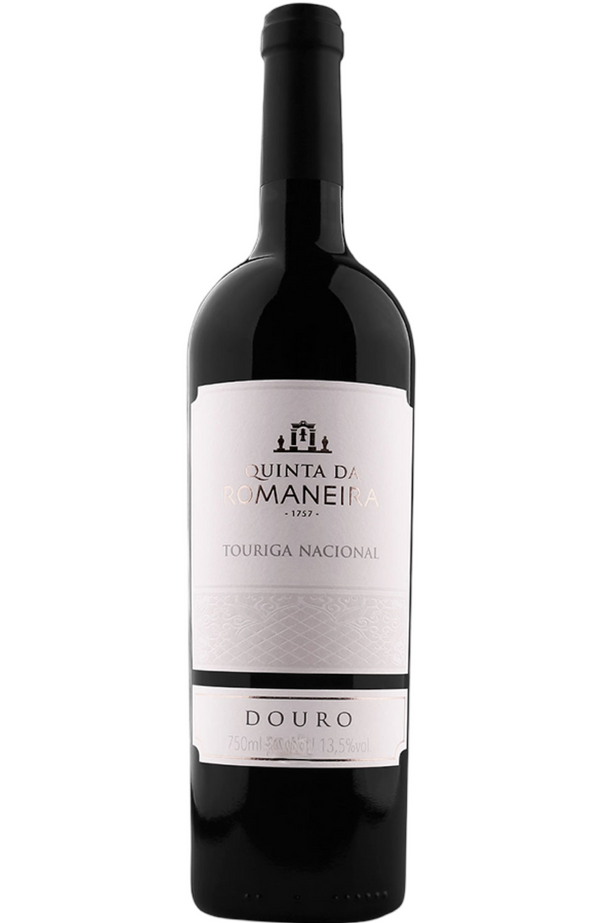 Quinta da Romaneira Touriga Nacional 75cl, a robust red wine from Portugal, showcasing rich aromas of dark berries, violets, and spices. Full-bodied with a balanced structure, it pairs beautifully with grilled meats, game, and aged cheeses.