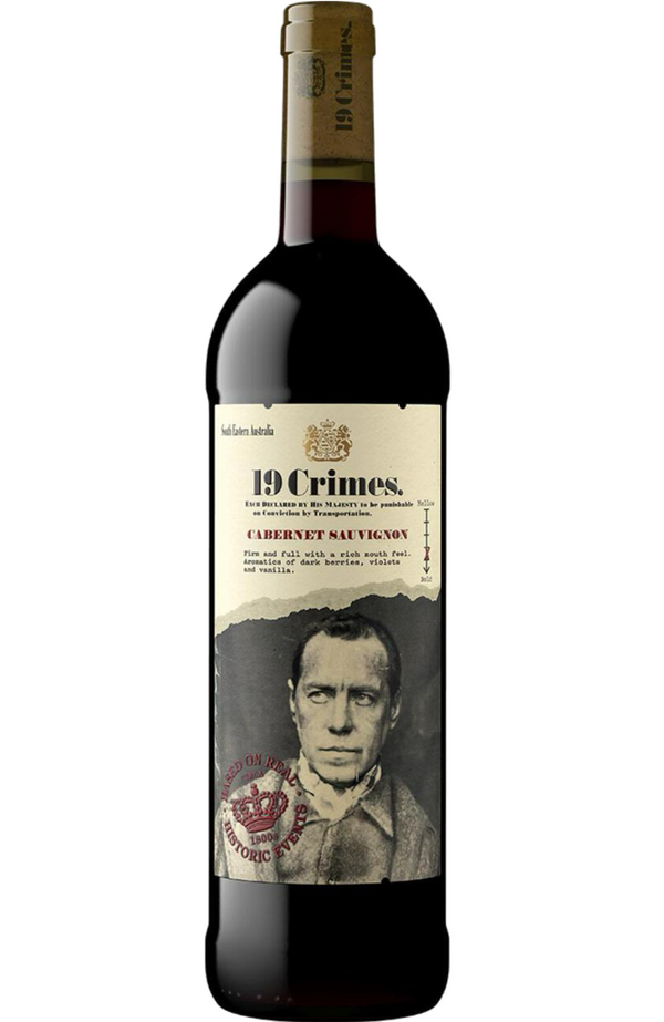 
19 Crimes - Cabernet Sauvignon, Australia 75cl