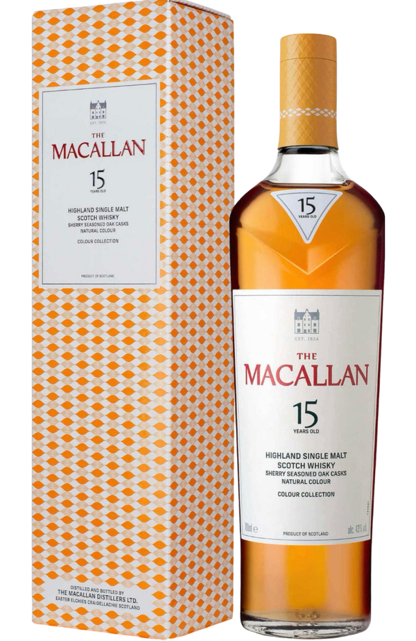 Macallan 15 YO Colour Collection + GB 43%70cl