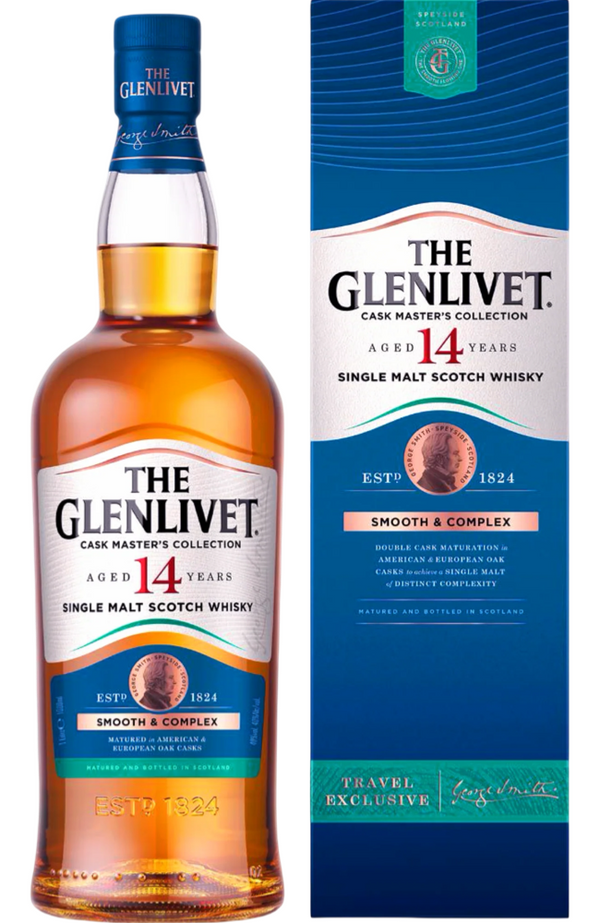 The Glenlivet 14 Years Old Smooth & Complex + GB 40% 1Ltr – Spades