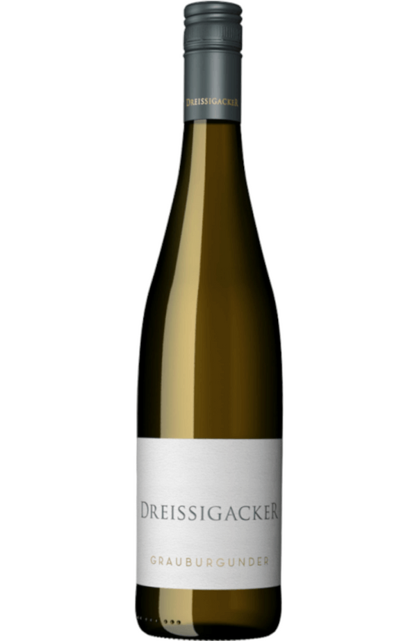 Dreissigacker - Pinot Gris, Germany, 12.5% ABV, 75cl bottle available at Spades Wines & Spirits. A vibrant white wine with a light golden hue. It features aromas of ripe pear, melon, and a touch of spice. On the palate, it is medium-bodied with flavors of juicy fruit, balanced acidity, and a smooth, refreshing finish. Perfect for pairing with poultry, seafood, or creamy cheeses.