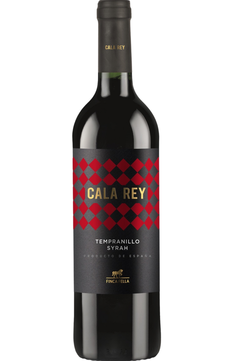 Finca Fella - Cala Rey 'Tempranillo, Shiraz/Syrah' 75cl by Spades Wines & Spirits. A vibrant red blend from Spain's Almansa region, this wine combines the elegance of Tempranillo with the richness of Shiraz/Syrah. It reveals enticing aromas of ripe blackberries, cherries, and plums, accented by hints of vanilla and spice. The palate is medium-bodied and smooth, with soft tannins and a lingering, fruity finish. Perfectly suited to pair with grilled meats, hearty stews, or mature cheeses.