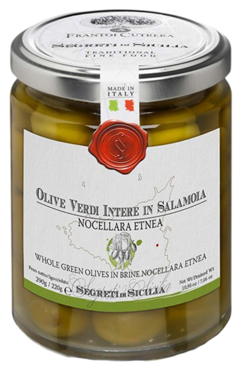 Frantoi Cutrera - Crushed Nocellara Etnea Green Olives in Brine 220G