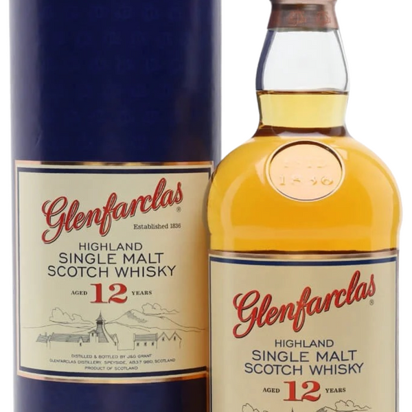 Glenfarclas 12 Years + GB 43% 70cl – Spades Wine & Spirits | 4000+