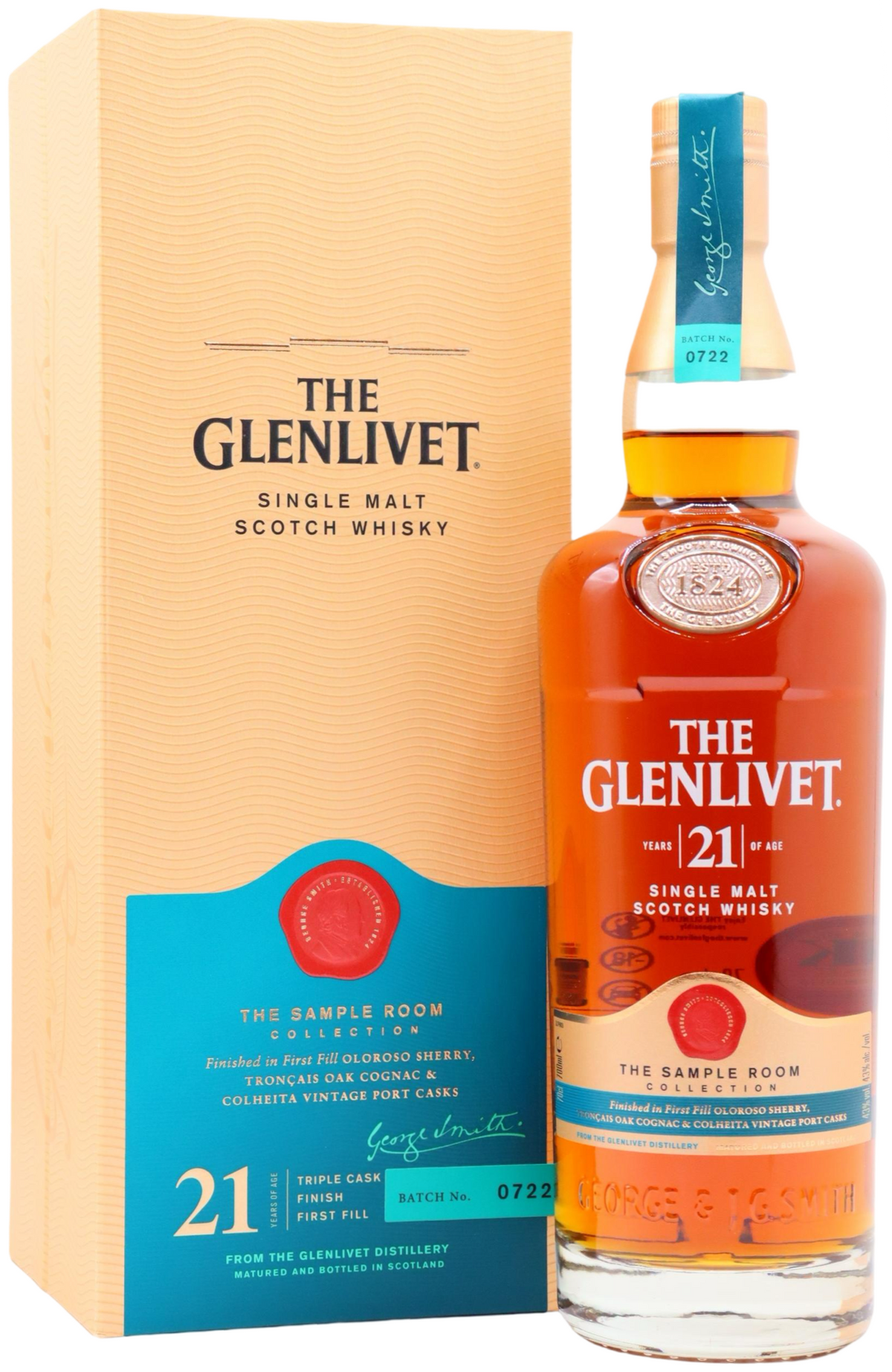 Buy Glenlivet 21 Years Sample Room 43% 70cl at Spades Wines