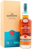 Glenlivet 21 Years Sample Room 43% 70cl from Spades Wines & Spirits. A distinguished Speyside single malt, aged 21 years in a combination of American oak and sherry casks. This whisky reveals layered aromas of dried fruit, honey, and toasted nuts, with hints of spice and oak. The palate is rich and velvety, offering flavors of toffee, dark chocolate, and subtle cinnamon, culminating in a long, elegant finish. A true connoisseur’s choice, perfect for savoring neat.