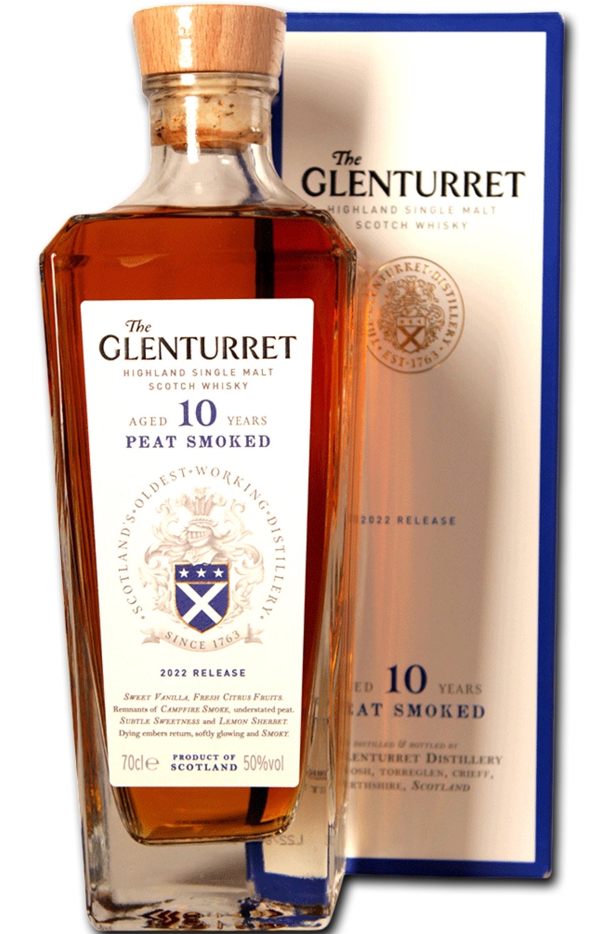 Glenturret 10 Years Peat Smoked + GB 48,4% 70cl