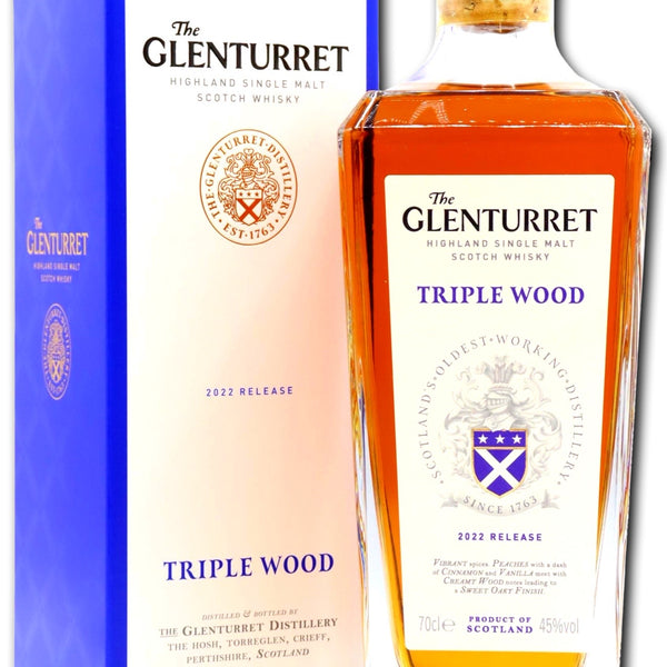 Glenturret Triple Wood Highland Whisky + GB 45% 70cl